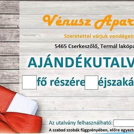 Venusz Apartman Cserkeszőlő المظهر الخارجي الصورة